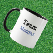 カスタマイズ可能なチームの小さなマウス野球選手 マグカップ