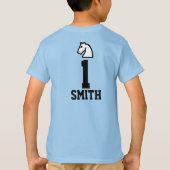 カスタマイズ可能なチームシャツ – ナイト Tシャツ (裏面)