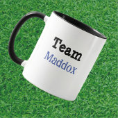 カスタマイズ可能なチーム小猫野球選手 マグカップ