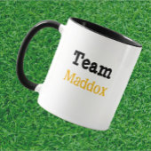 カスタマイズ可能なチーム小猫野球選手 マグカップ