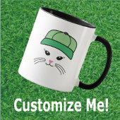 カスタマイズ可能なチーム小猫野球選手 マグカップ