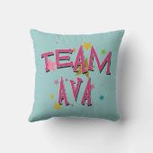 カスタマイズ可能なチームAVA クッション (裏面)