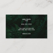 カスタマイズ可能なツリー・ビジネス・カード 名刺 (裏面)