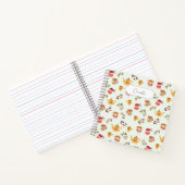 カスタマイズ可能なティータイムシームレスなパターン ノートブック (内部)