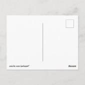 カスタマイズ可能なテキスト かわいい赤ちゃん鳥 フィンチ フィンチ ポストカード (裏面)