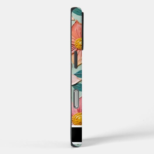 カスタマイズ可能なテクスチャ付き花の電話カバー Case-Mate iPhoneケース (裏面 / 右)