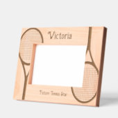 カスタマイズ可能なテニスの愛 – オール レーザー彫刻フレーム (左)