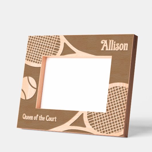 カスタマイズ可能なテニスエース レーザー彫刻フレーム (左)