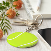 カスタマイズ可能なテニスボールキーチェーン キーホルダー (側面)