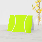 カスタマイズ可能なテニスボールグリーティングカード カード (黄色い花)