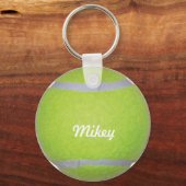 カスタマイズ可能なテニスボール キーホルダー (正面)
