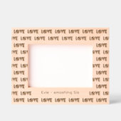 カスタマイズ可能なテニスラブ&エース レーザー彫刻フレーム (正面)