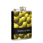 カスタマイズ可能なテニス・ボールパターンフラスコ フラスク (右)