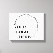 カスタマイズ可能なテンプレートを作成 - オリジナルのギフトアイデアを実現 キャンバスプリント (正面)