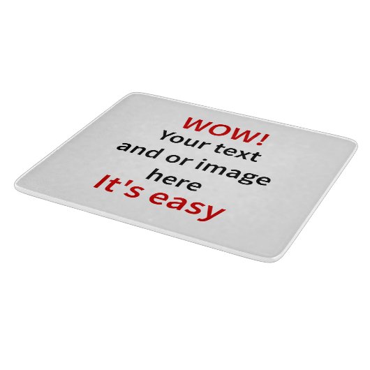 カスタマイズ可能なテンプレートを独自にする カッティングボード (角)