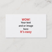 カスタマイズ可能なテンプレートを独自にする 名刺 (正面)