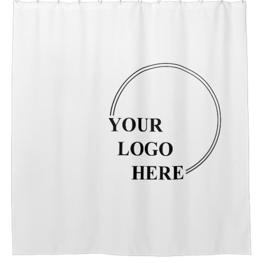 カスタマイズ可能なテンプレート独自のギフトの作成アイディア シャワーカーテン (正面)