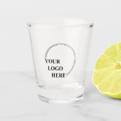 カスタマイズ可能なテンプレート独自のギフトの作成アイディア ショットグラス (正面)