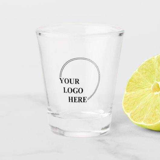 カスタマイズ可能なテンプレート独自のギフトの作成アイディア ショットグラス (正面)