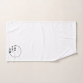 カスタマイズ可能なテンプレート独自のギフトの作成アイディア バスタオルセット (ハンドタオル)