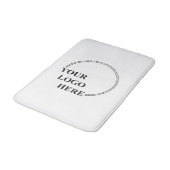 カスタマイズ可能なテンプレート独自のギフトの作成アイディア バスマット (アングル)