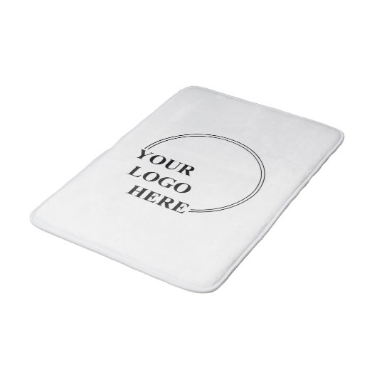 カスタマイズ可能なテンプレート独自のギフトの作成アイディア バスマット (アングル)