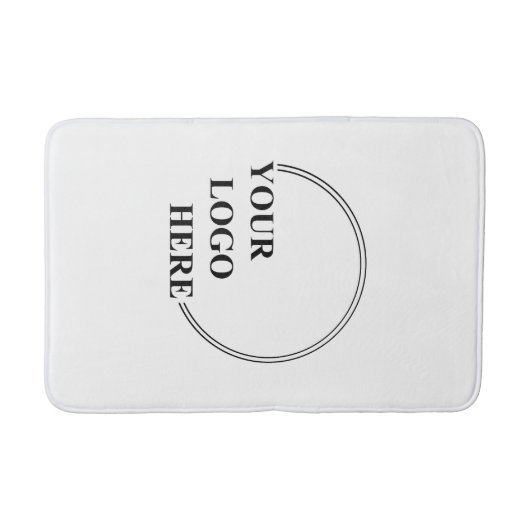 カスタマイズ可能なテンプレート独自のギフトの作成アイディア バスマット (正面)