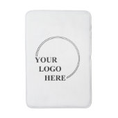 カスタマイズ可能なテンプレート独自のギフトの作成アイディア バスマット (正面縦)