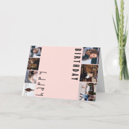 カスタマイズ可能なテンプレート誕生日カード サンキューカード