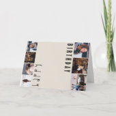 カスタマイズ可能なテンプレート誕生日カード 案内状 (正面)