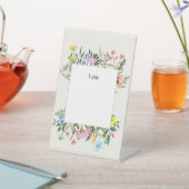 カスタマイズ可能なテーブル番号の配置 台座サイン (インサイチュ)