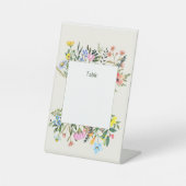 カスタマイズ可能なテーブル番号の配置 台座サイン (正面)