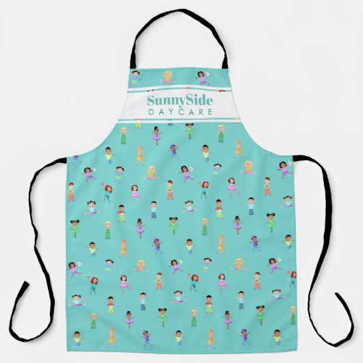 カスタマイズ可能なデイケアエプロン エプロン (正面)