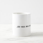 カスタマイズ可能なデイジーキャットマグ コーヒーマグカップ (中央)