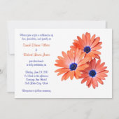 カスタマイズ可能なデイジー結婚式招待状 招待状 (裏面)