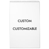 カスタマイズ可能なデザインのカスタム カレンダー (カバー)