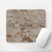 カスタマイズ可能なデジタル砂漠のカムフラージュ マウスパッド (マウス)