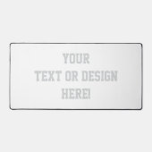 カスタマイズ可能なデスクマット – テキストまたはデザインの追加 デスクマット (正面)