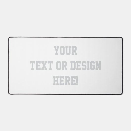 カスタマイズ可能なデスクマット – テキストまたはデザインの追加 デスクマット (正面)