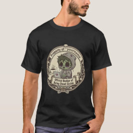 カスタマイズ可能なデッドインサイド バッジ Tシャツ