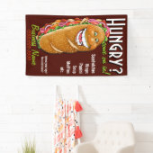 カスタマイズ可能なデリカテッセンまたはサンドイッチ店の広告宣伝の広告 横断幕 (インサイチュ)