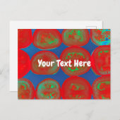 カスタマイズ可能なトマトのスライス ポストカード (正面/裏面)