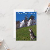 カスタマイズ可能なトラッカードッグ カード (正面/裏面インサイチュ)