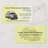 カスタマイズ可能なトラック運送の名刺 名刺 (正面/裏面)