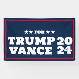 カスタマイズ可能なトランプVance 2024バナー 横断幕