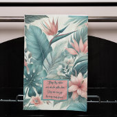 カスタマイズ可能なトロピカルエッセンス キッチンタオル