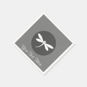 カスタマイズ可能なトンボのナプキン スタンダードカクテルナプキン (角)