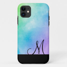 カスタマイズ可能なトートバッグの虹の水彩画 iPhone 11 ケース
