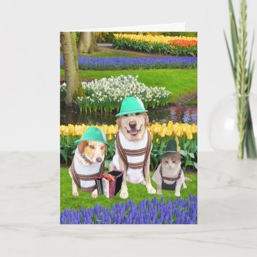 カスタマイズ可能なドイツ語 カード (正面)