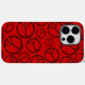 カスタマイズ可能なドクロ平和 Case-Mate iPhoneケース (裏面 (横))